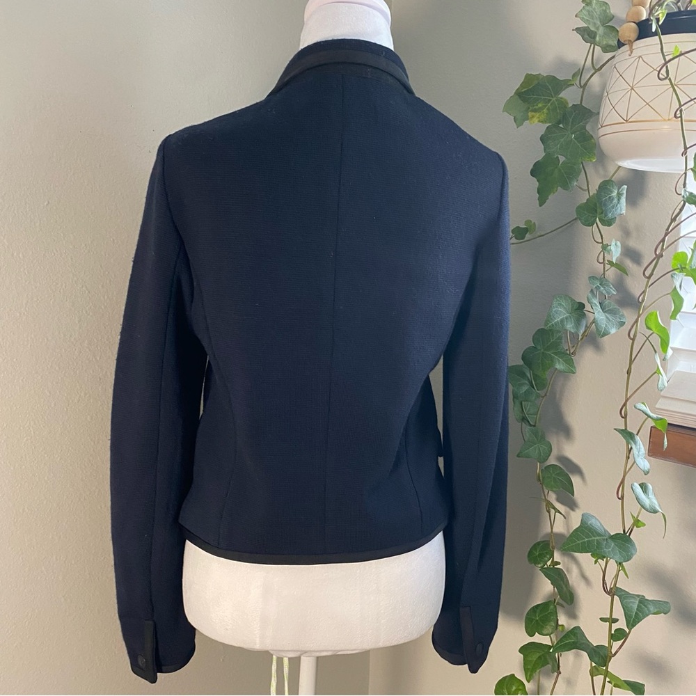 Rag & Bone Academy Grosgrain‎ Tipped Blazer Jacket Elegant size Medium - Picture 4 of 9